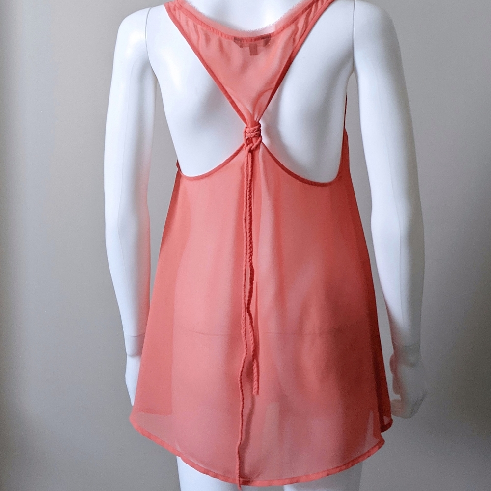 Naked Zebra Coral Racerback Tank